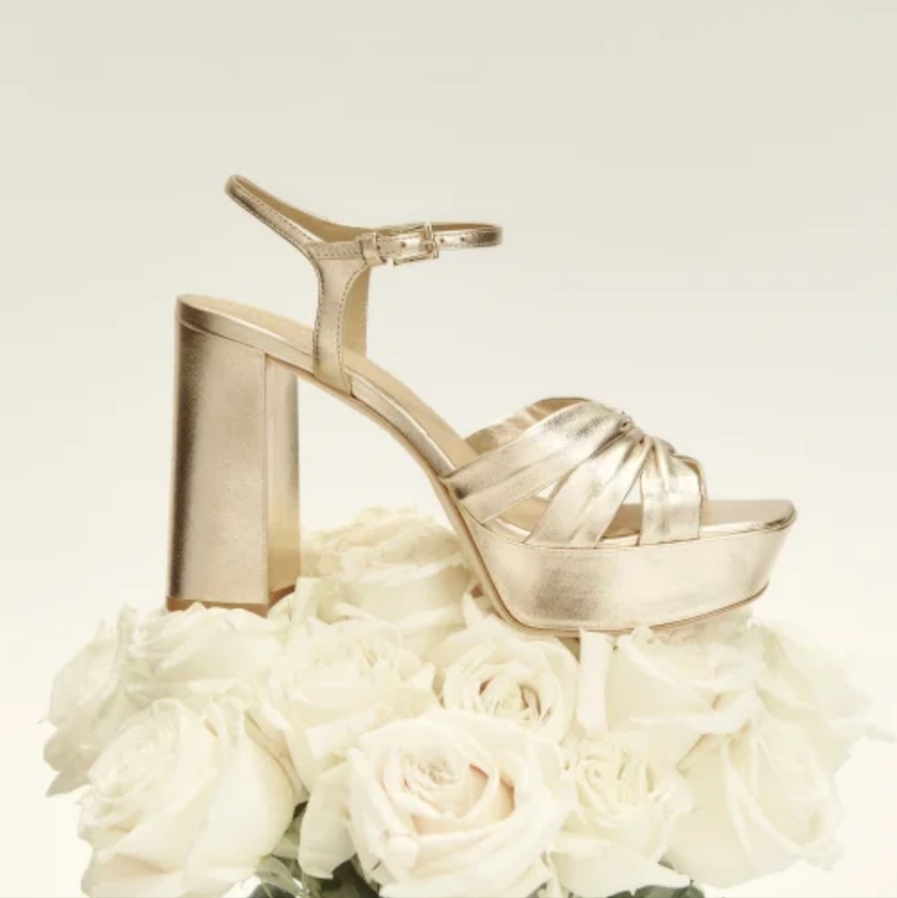 Reformation Monetta Platform Sandal